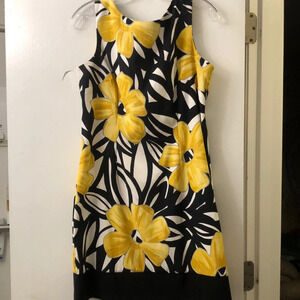Alyx Petite Yellow Flower Dress